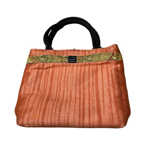 1154 Lill Studio Reversible Purse Small Hand Bag Purse Fabric - Picture 1 of 5
